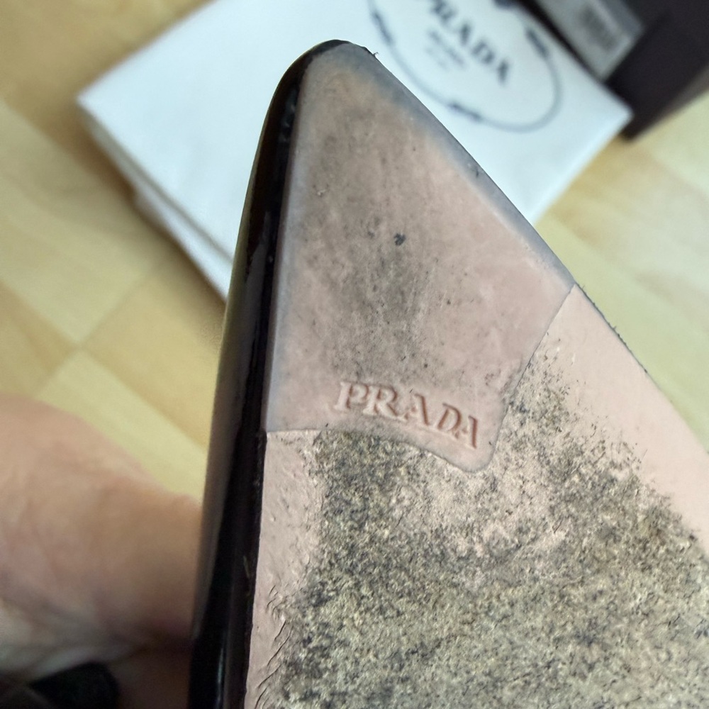 Prada Black Patent Leather Heels - Picture 9 of 12